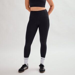 Girlfriend Collective High-Rise Compressive Crop Legging In Black Size Small